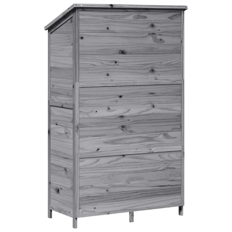 Sodo Sandėlys Pilka 106,5 x 56 x 176 cm Apdirbta mediena