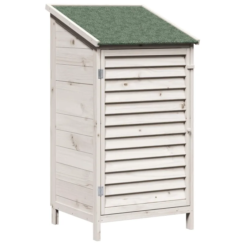 Sodo Sandėlys Balta 59 x 56 x 113,5 cm Kietasis pušinis medis