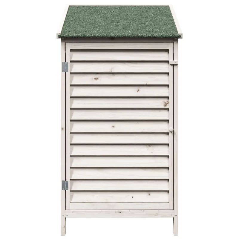 Sodo Sandėlys Balta 59 x 56 x 113,5 cm Kietasis pušinis medis