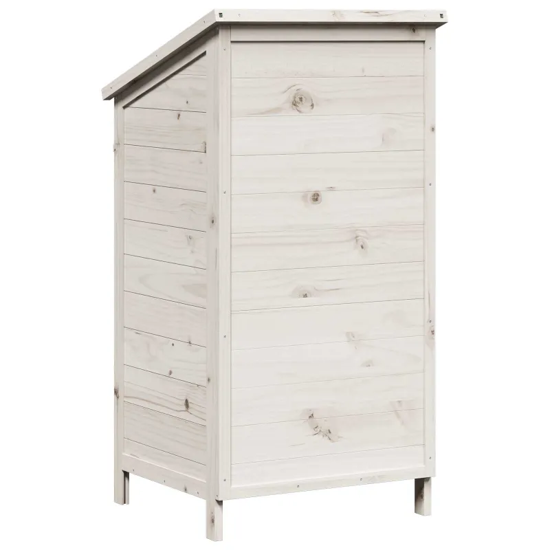 Sodo Sandėlys Balta 59 x 56 x 113,5 cm Kietasis pušinis medis
