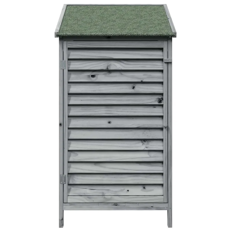 Sodo Sandėlys Pilka 59 x 56 x 113,5 cm Kietasis pušinis medis