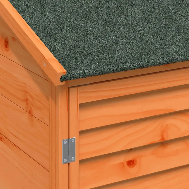 Sodo Sandėlys Ruda 59 x 56 x 113,5 cm Kietasis pušinis medis
