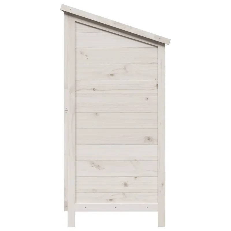 Sodo Sandėlys Balta 106 x 56 x 113,5 cm Kietasis pušinis medis