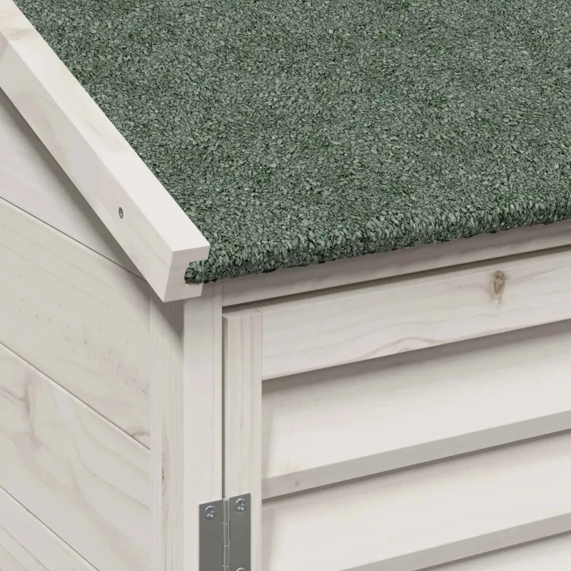 Sodo Sandėlys Balta 106 x 56 x 113,5 cm Kietasis pušinis medis