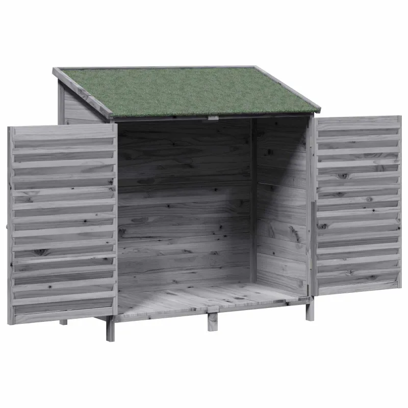 Sodo Sandėlys Pilka 106 x 56 x 113,5 cm Kietasis pušinis medis