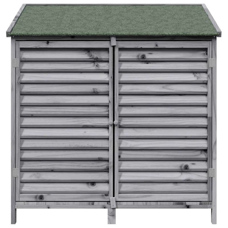 Sodo Sandėlys Pilka 106 x 56 x 113,5 cm Kietasis pušinis medis