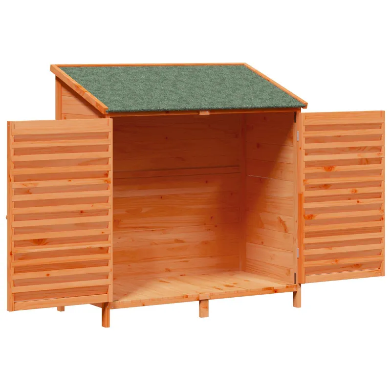 Sodo Sandėlys Ruda 106 x 56 x 113,5 cm Kietasis pušinis medis