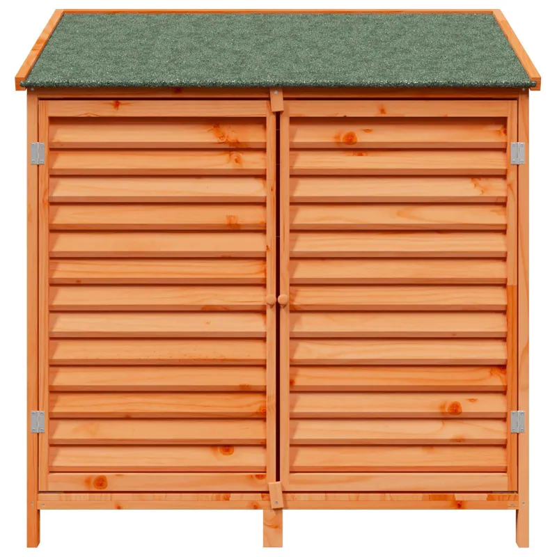 Sodo Sandėlys Ruda 106 x 56 x 113,5 cm Kietasis pušinis medis