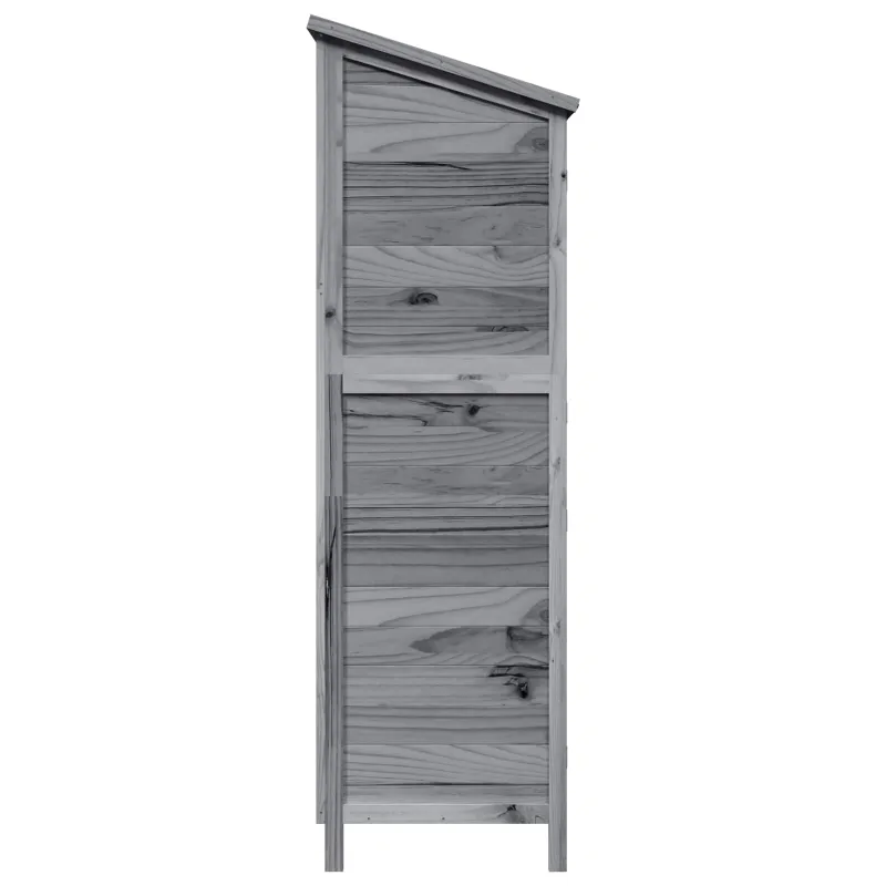 Sodo Sandėlys Pilka 106 x 56 x 176,5 cm Kietasis pušinis medis