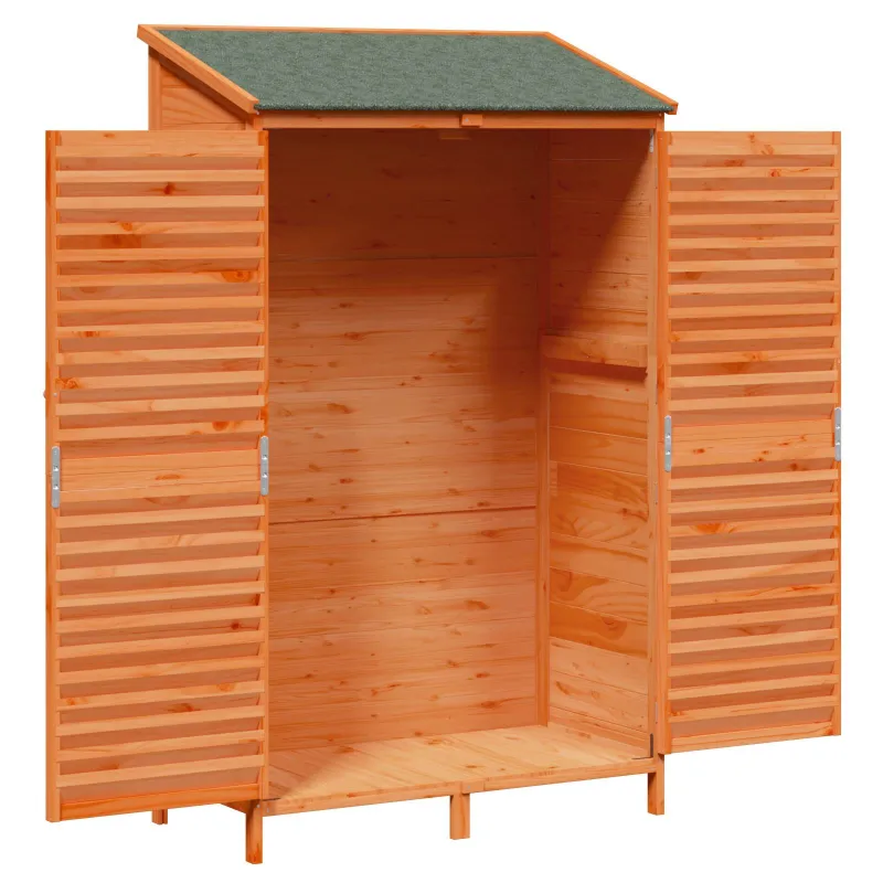 Sodo Sandėlys Ruda 106 x 56 x 176,5 cm Kietasis pušinis medis