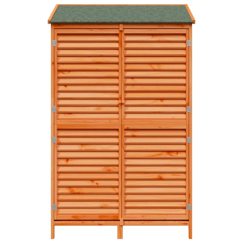 Sodo Sandėlys Ruda 106 x 56 x 176,5 cm Kietasis pušinis medis