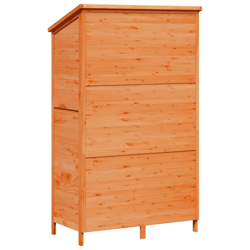 Sodo Sandėlys Ruda 106 x 56 x 176,5 cm Kietasis pušinis medis