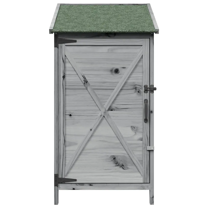 Sodo Sandėlys Pilka 59,5 x 56 x 113,5 cm Apdirbta mediena