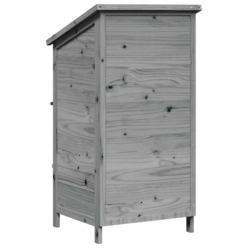 Sodo Sandėlys Pilka 59,5 x 56 x 113,5 cm Apdirbta mediena