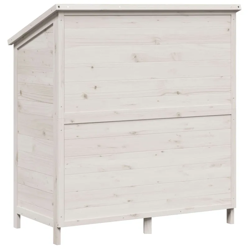 Sodo Sandėlys Balta 106 x 56 x 113,5 cm Apdirbta mediena