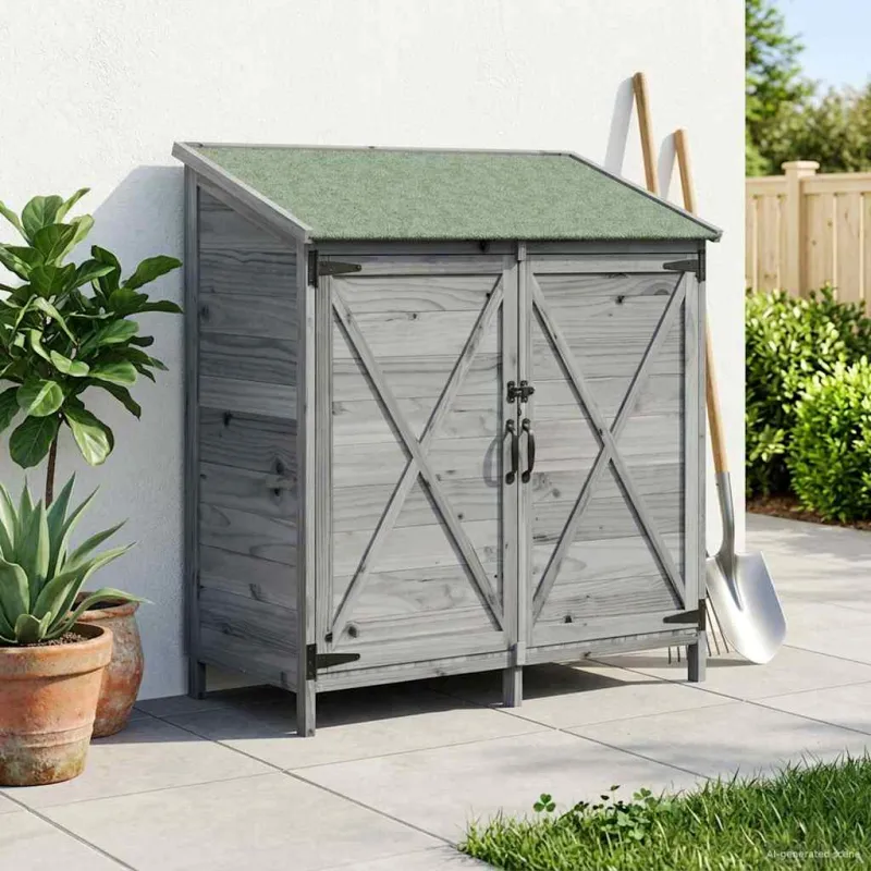Sodo Sandėlys Pilka 106 x 56 x 113,5 cm Apdirbta mediena