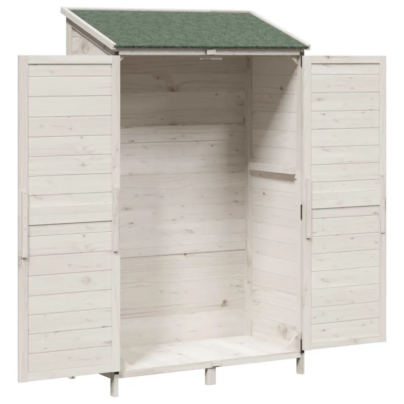 Sodo Sandėlys Balta 106 x 56 x 176,5 cm Apdirbta mediena