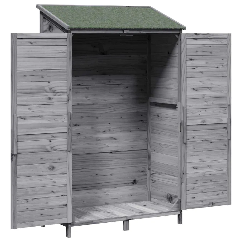 Sodo Sandėlys Pilka 106 x 56 x 176,5 cm Apdirbta mediena