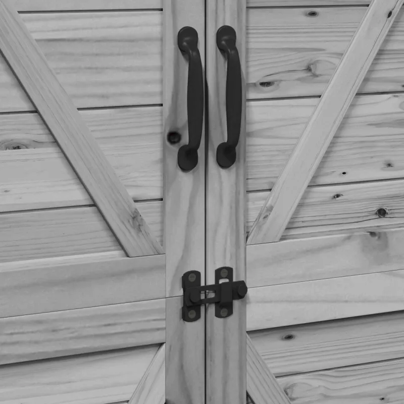 Sodo Sandėlys Pilka 106 x 56 x 176,5 cm Apdirbta mediena