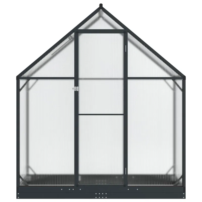 Sodo šiltnamis su durimis Antracito 183,5 x 63,5 x 207 cm