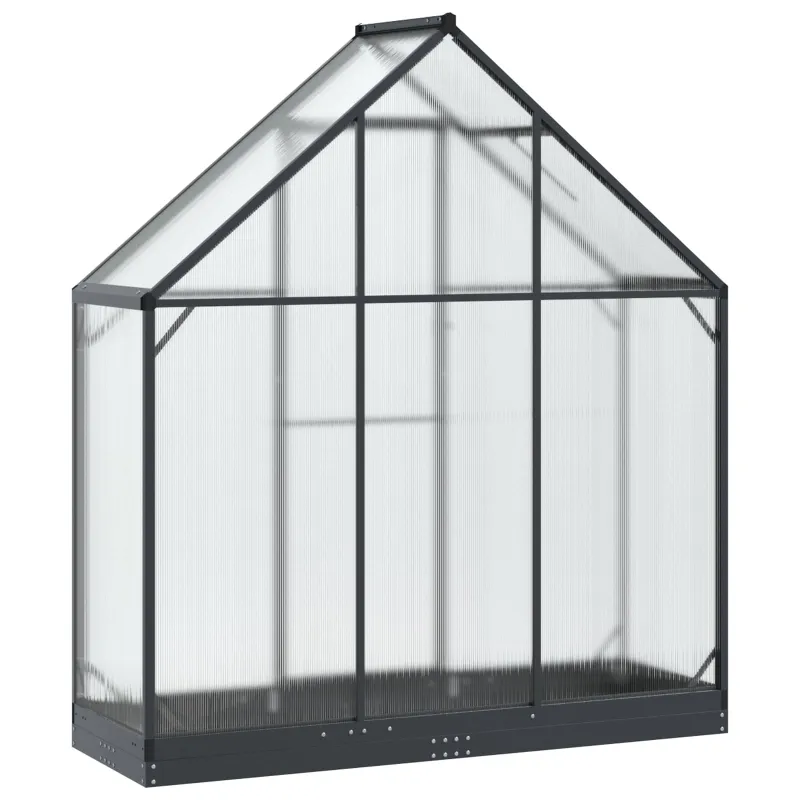 Sodo šiltnamis su durimis Antracito 183,5 x 63,5 x 207 cm