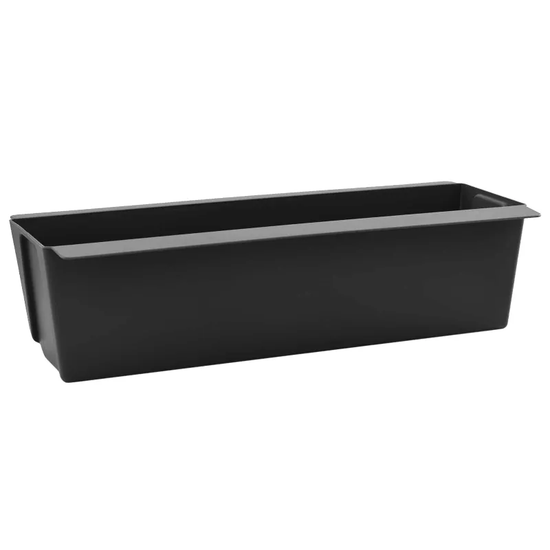 Gėlių dėžės Euro paletėms 12 pcs Juoda 36 x 13,5 x 9,5 cm