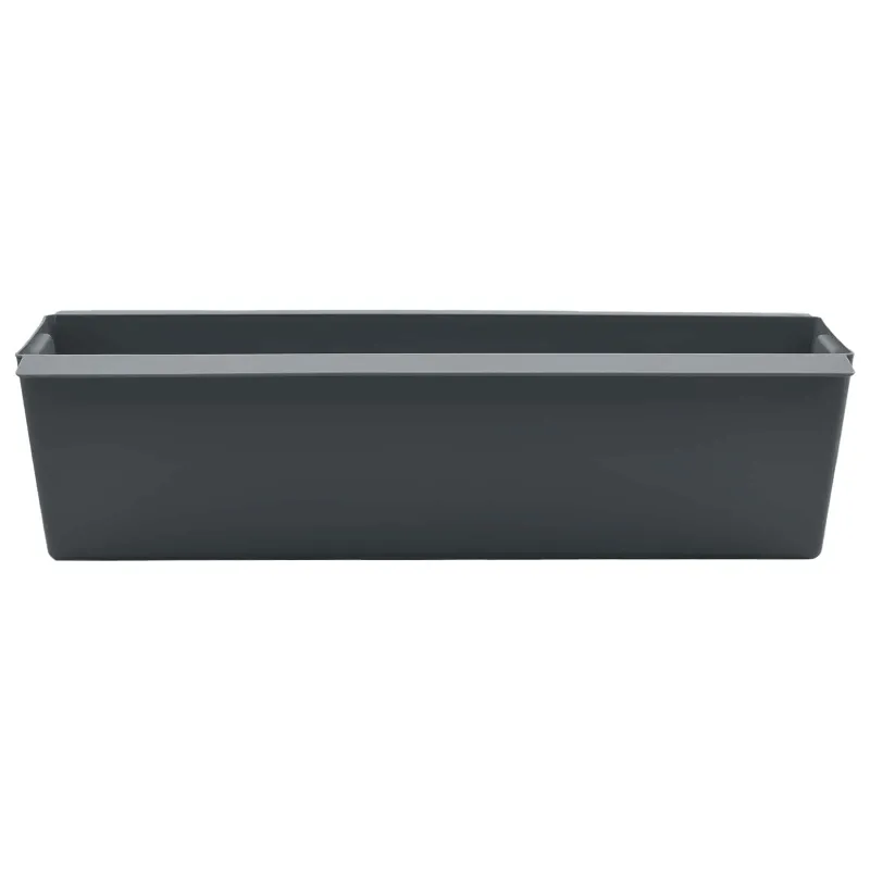 Gėlių dėžės Euro paletėms 24 pcs Pilka 36 x 13,5 x 9,5 cm