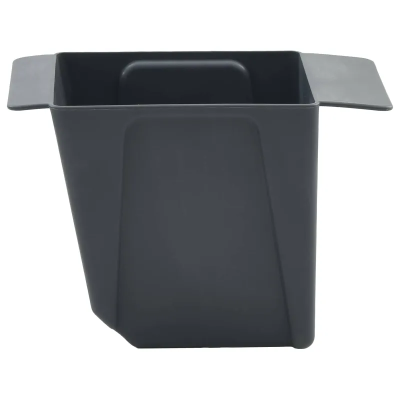 Gėlių dėžės Euro paletėms 12 pcs Pilka 13,5 x 9 x 9,5 cm