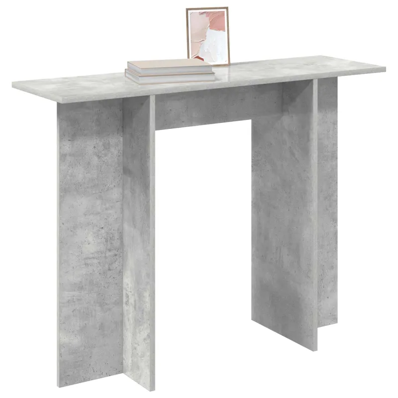 Konsolinis stalas Betono pilka 100 x 30 x 75 cm