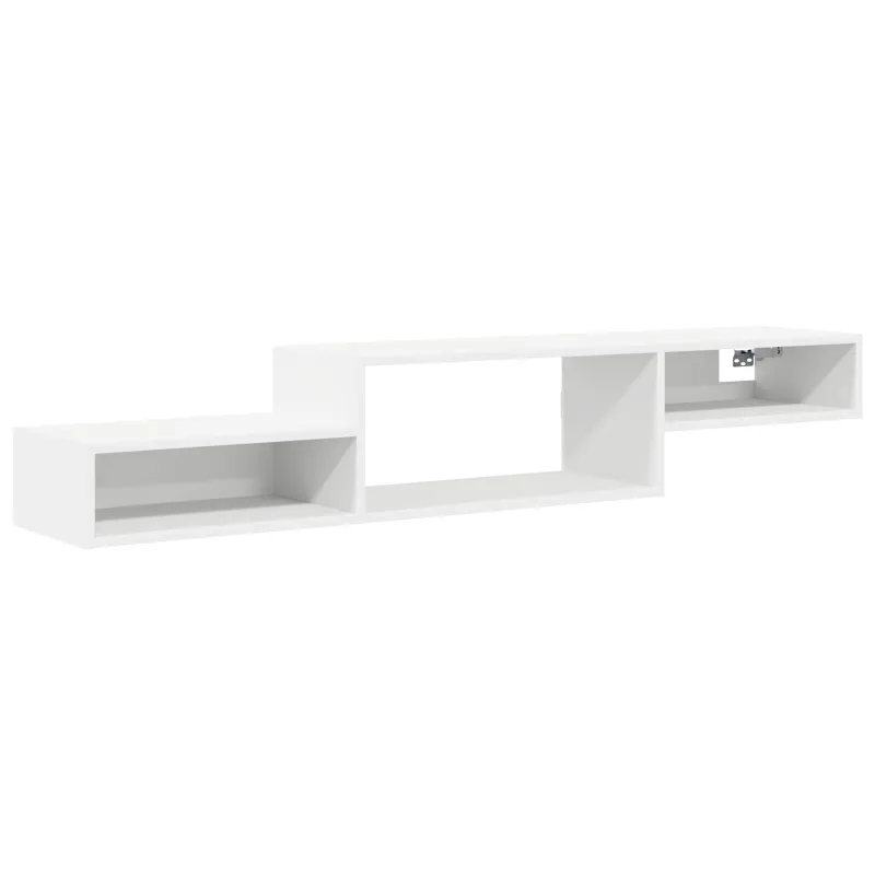 Sieninis televizoriaus stovas Sieninis Balta 150 x 28 x 26 cm