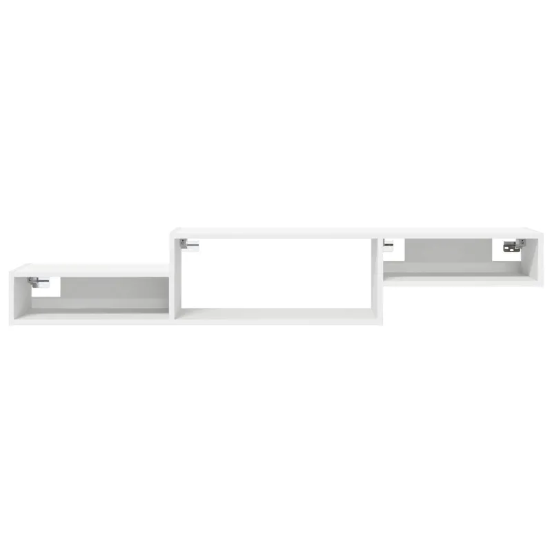 Sieninis televizoriaus stovas Sieninis Balta 150 x 28 x 26 cm