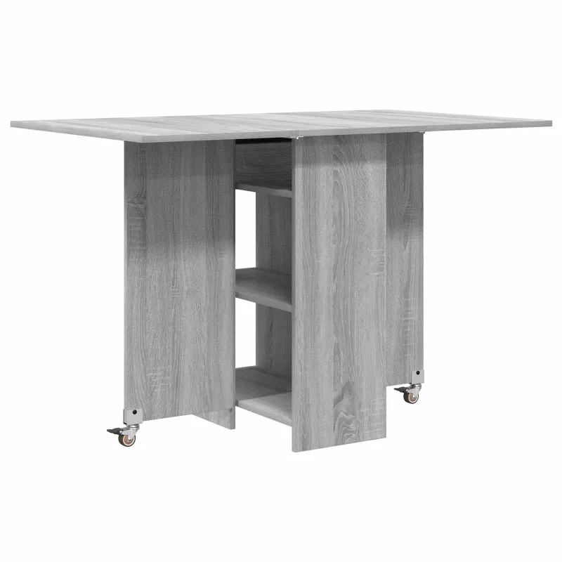Valgomojo stalas 115 x 70 x 75 cm Apdirbta mediena Pilka Sonoma