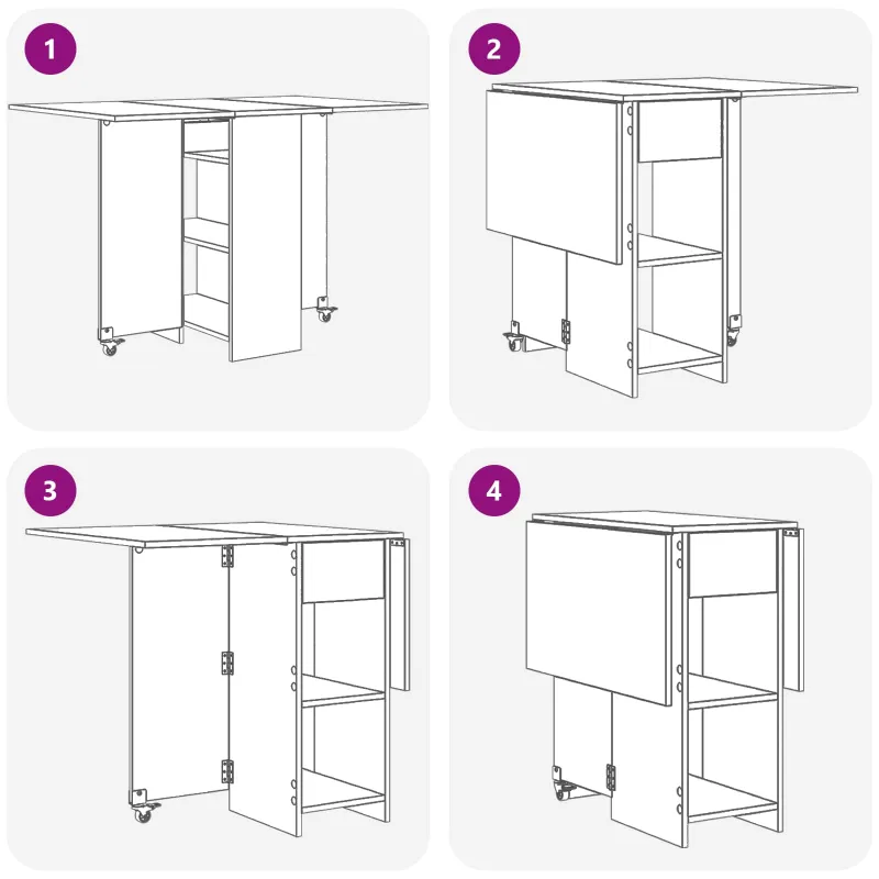 Valgomojo stalas 115 x 70 x 75 cm Apdirbta mediena Pilka Sonoma