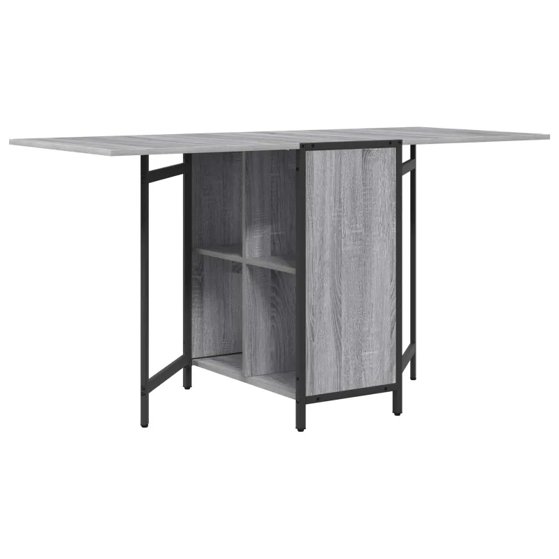 Valgomojo stalas 144 x 60 x 75 cm Apdirbta mediena Pilka Sonoma