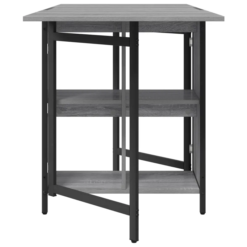 Valgomojo stalas 144 x 60 x 75 cm Apdirbta mediena Pilka Sonoma