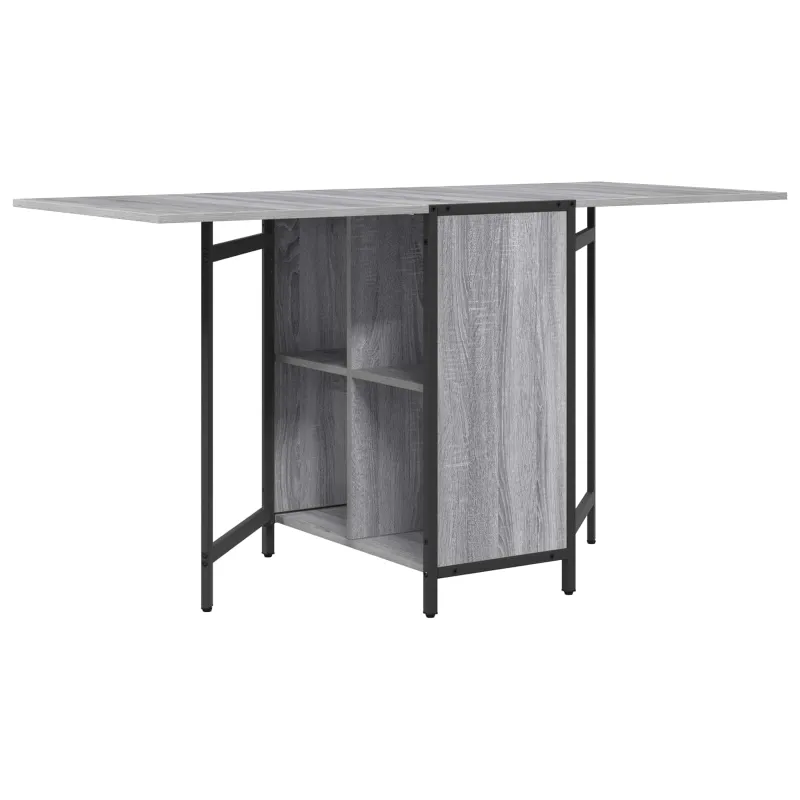 Valgomojo stalas 144 x 60 x 75 cm Apdirbta mediena Pilka Sonoma
