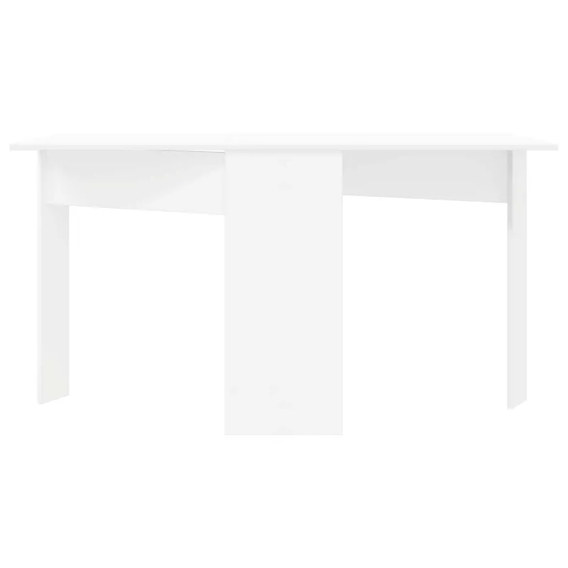 Valgomojo stalas 138 x 70 x 73,5 cm Apdirbta mediena Balta