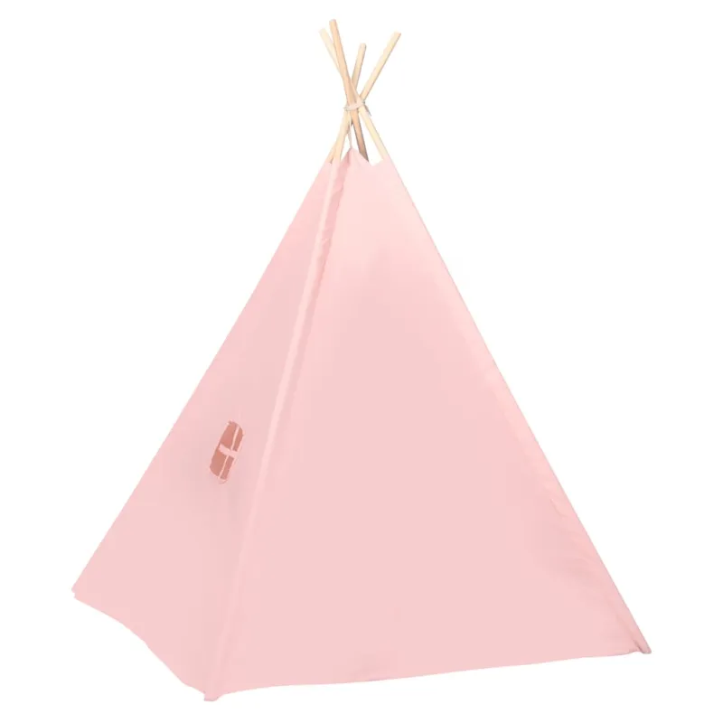Vaikiška tipi palapinė, rožinė, 120x120x150cm, persiko oda
