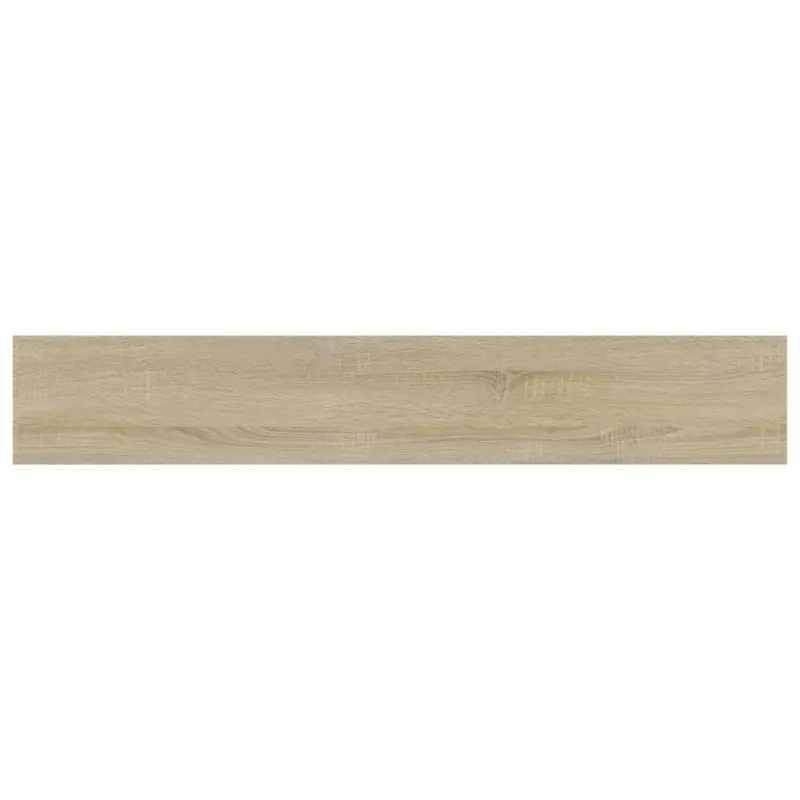 Knygų lentynos plokštės, 4vnt., ąžuolo, 60x10x1,5cm, MDP