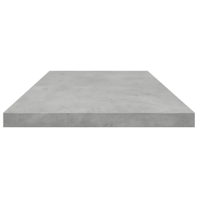 Knygų lentynos plokštės, 4vnt., betono, 80x20x1,5cm, mediena
