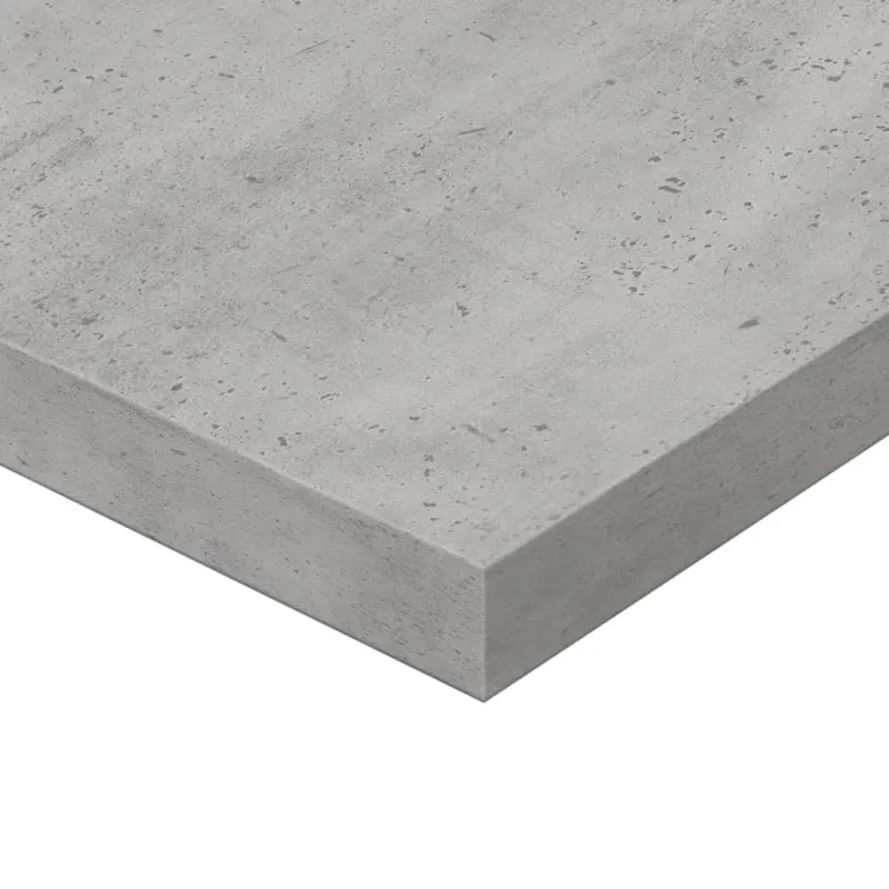 Knygų lentynos plokštės, 4vnt., betono, 80x20x1,5cm, mediena