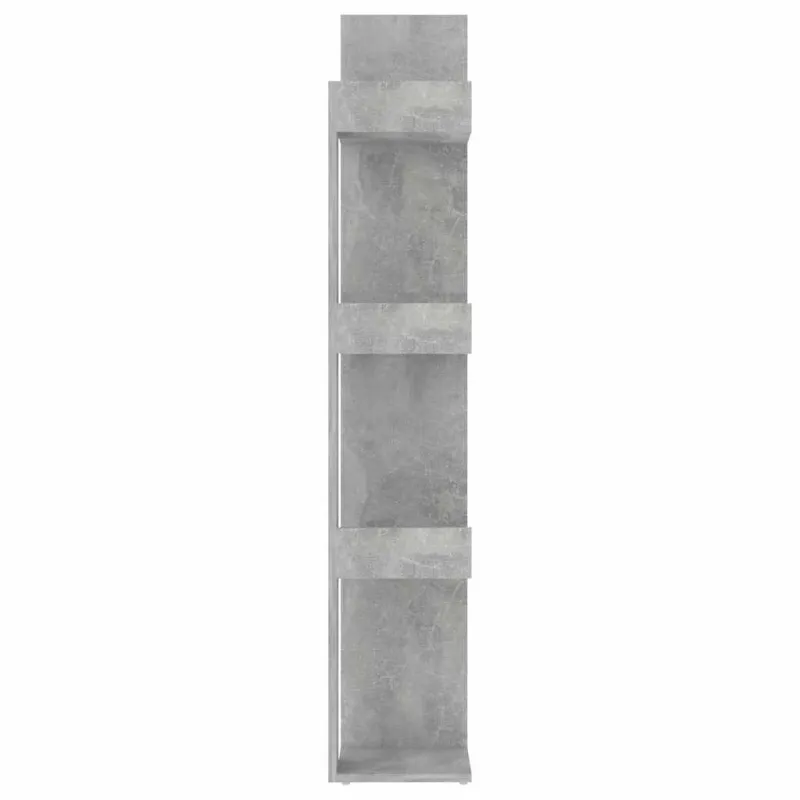 Spintelė knygoms, betono, 86x25,5x140cm, apdirbta mediena
