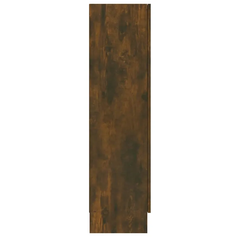 Vitrininė spintelė, dūminio ąžuolo, 82,5x30,5x115cm, mediena