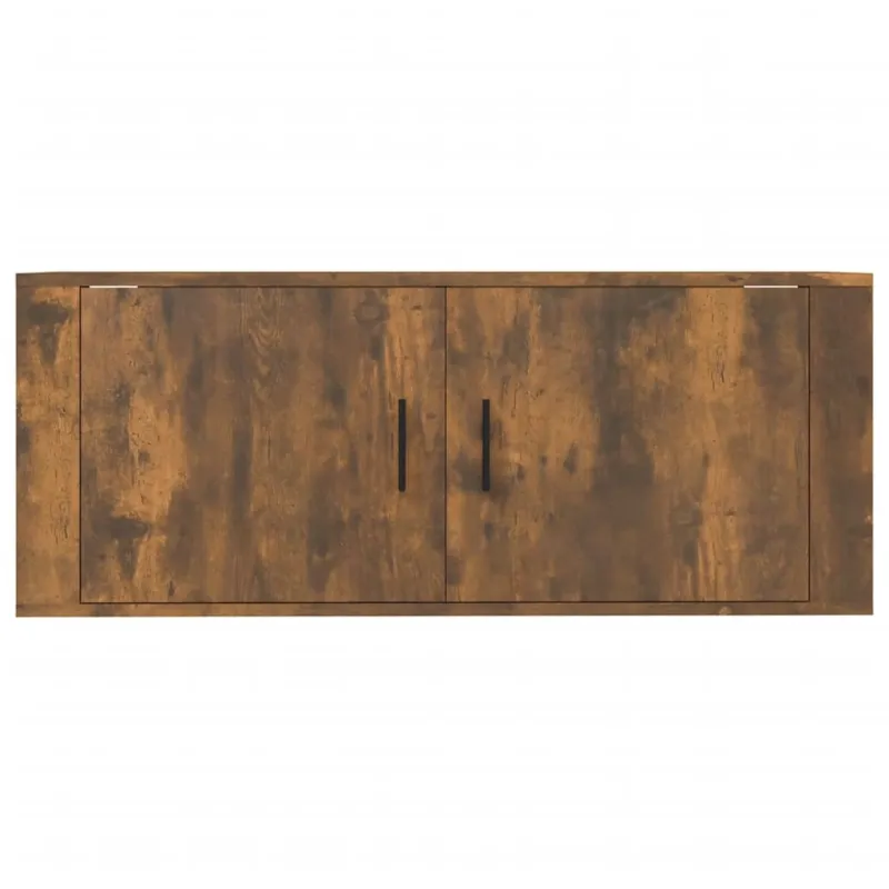 Sieninė televizoriaus spintelė, dūminio ąžuolo, 100x34,5x40cm