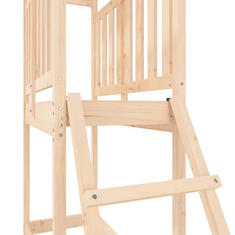 Lauko žaidimų aikštelės komplektas, 53x110x214cm, pušis