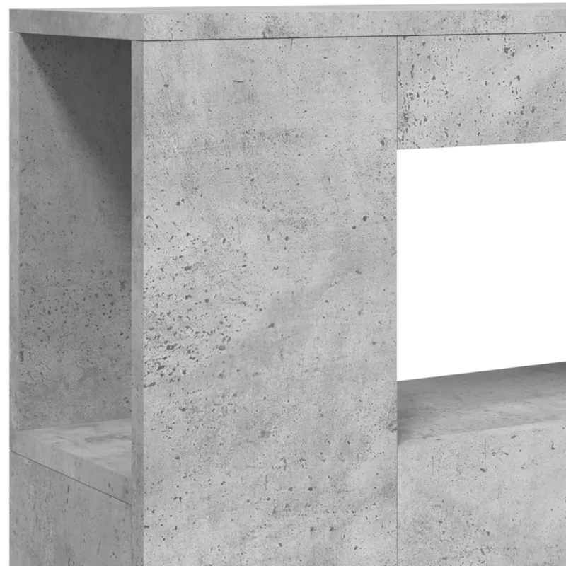 LED galvūgalis, betono, 100x18,5x103,5cm, apdirbta mediena