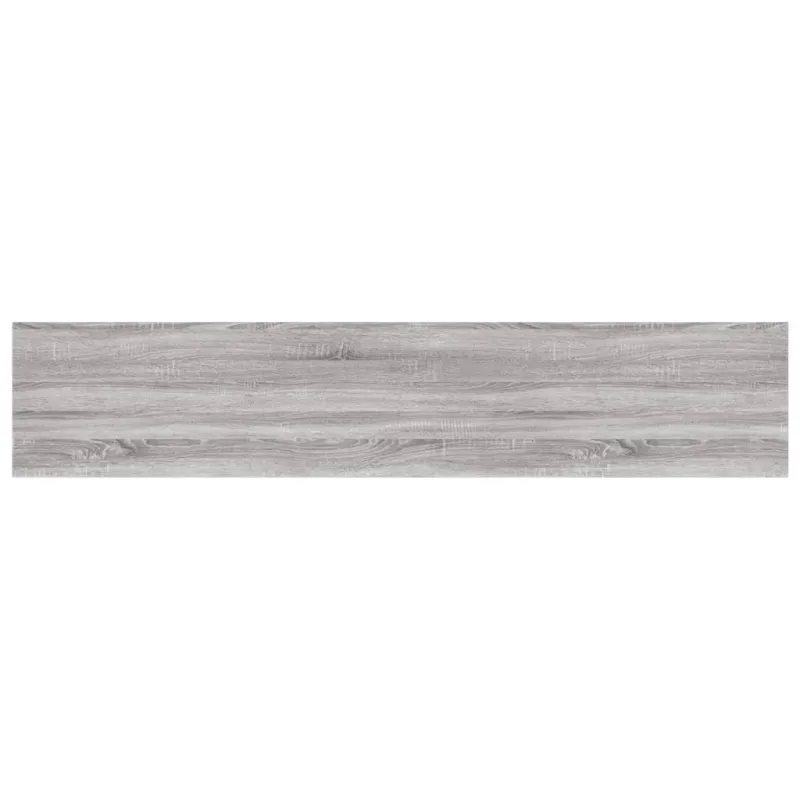 Sieninės lentynos, 4vnt., pilkos ąžuolo, 100x20x1,5cm, mediena