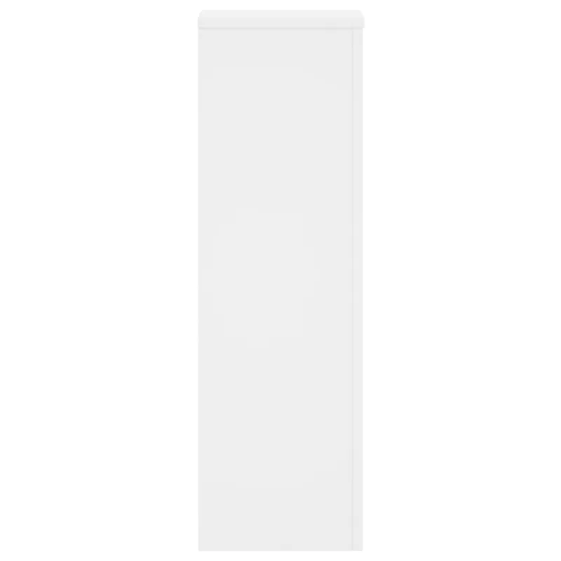 Stovai augalams, 2vnt., balti, 25x25x80cm, apdirbta mediena