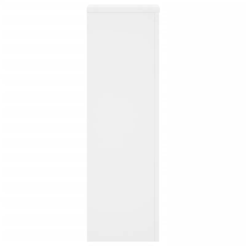 Stovai augalams, 2vnt., balti, 25x25x80cm, apdirbta mediena