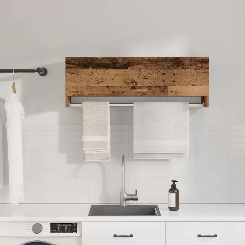 Spinta Old Wood 100x32,5x35 cm Engineered Wood